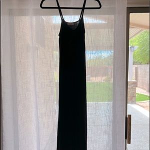 Loveappela black maxi dress - s